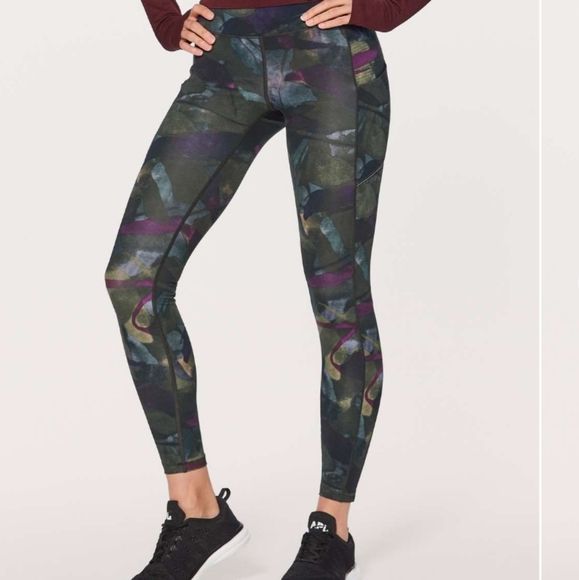 Lululemon Speed Up Tight On Luxtreme In Aura Dark Chome 28" Size 6 - Picture 4 of 7